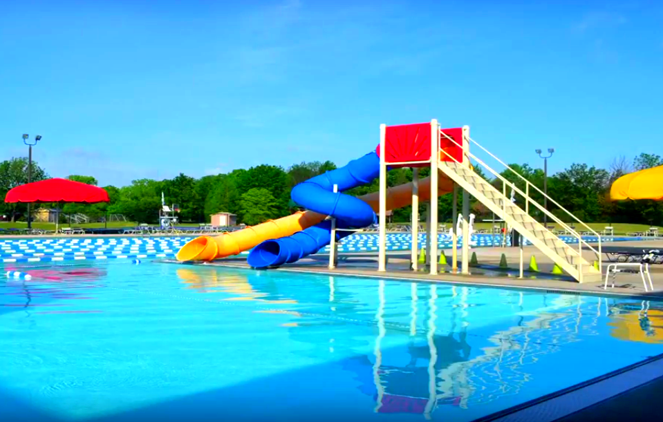 mariner outdoor pool slide